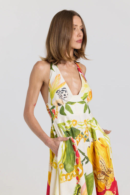 MAKU-D-002 PALOMA SCARF DRESS-PALOMA SCARF PRINT