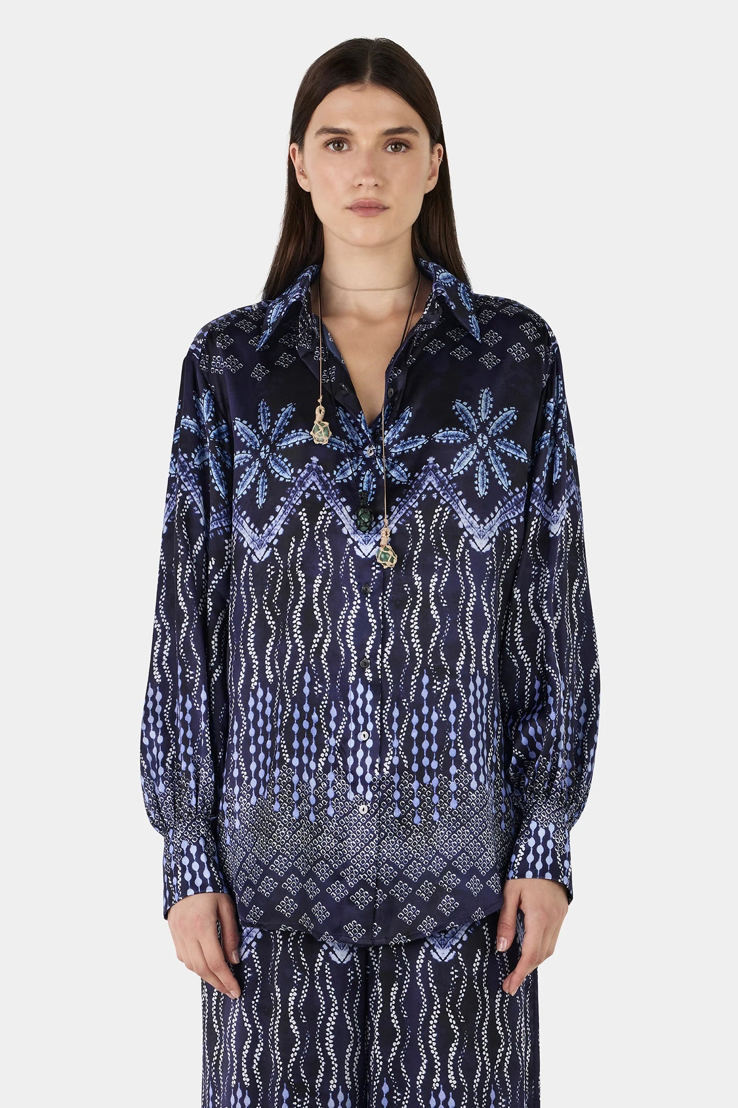 MALENE SHIRT - INDIGO DRIFT