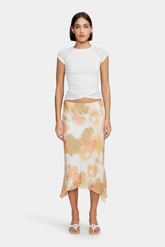 MARTHA BABY TEE - WHITE