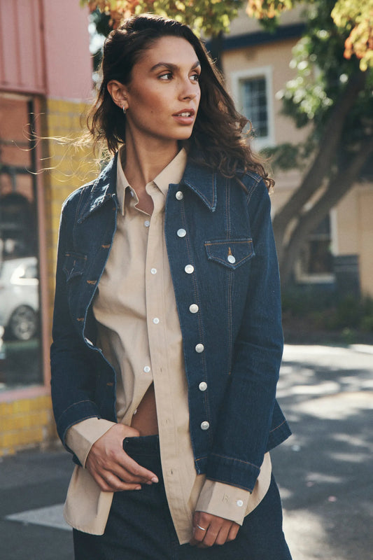 CELESTE JACKET - RILEY BLUE