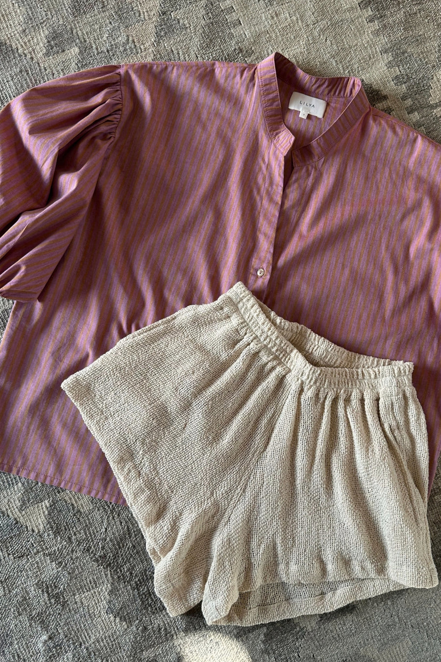 MESH SHORTS -NATURAL