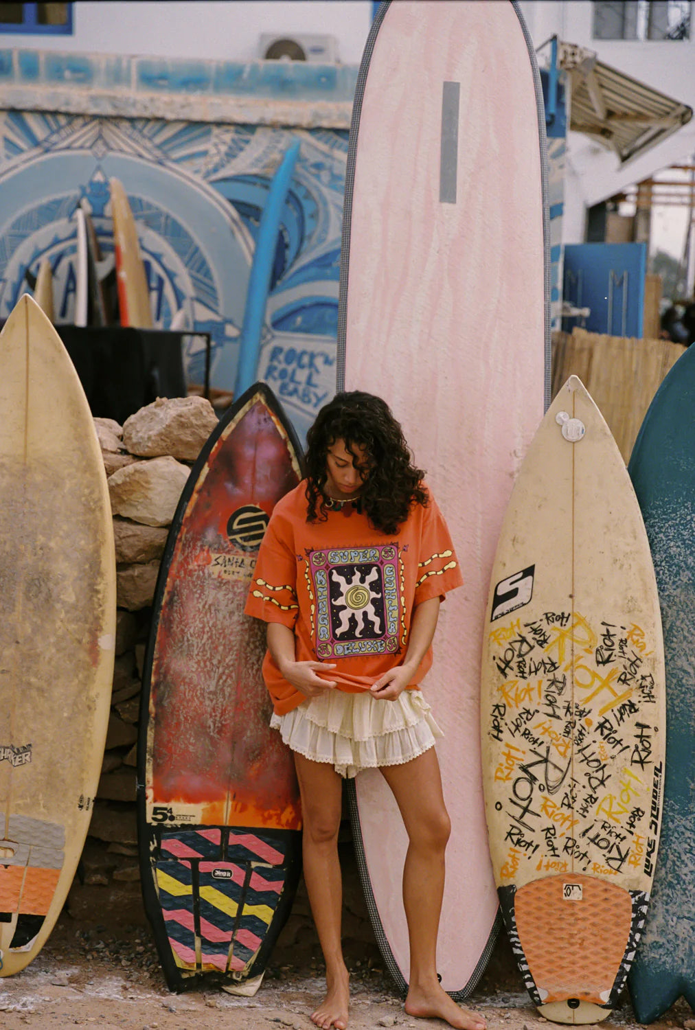 REKA EMBROIIDED FAE FRILL SKORT KC25-122-10