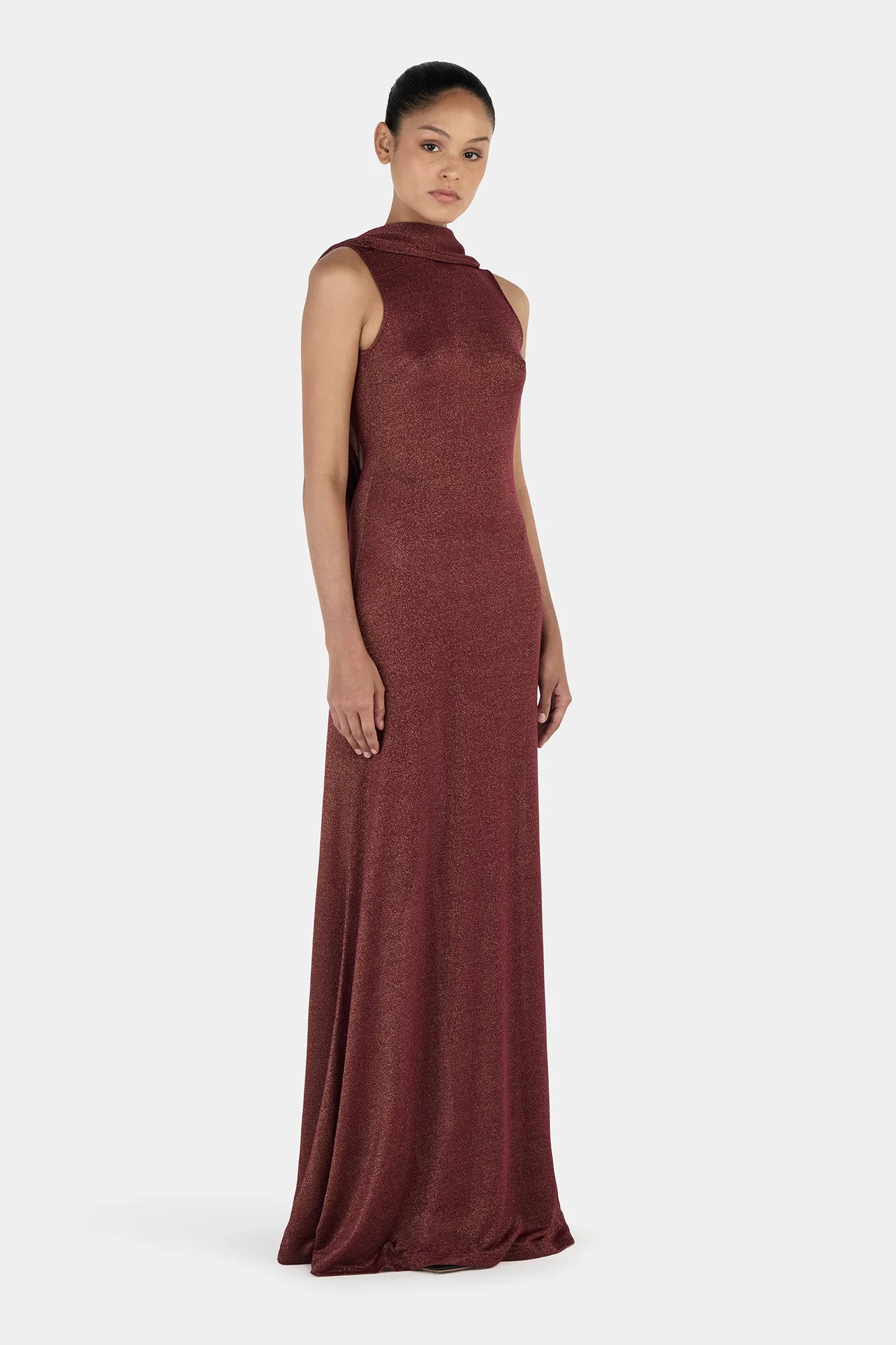 ORIANNA MAXI DRESS - RUBY