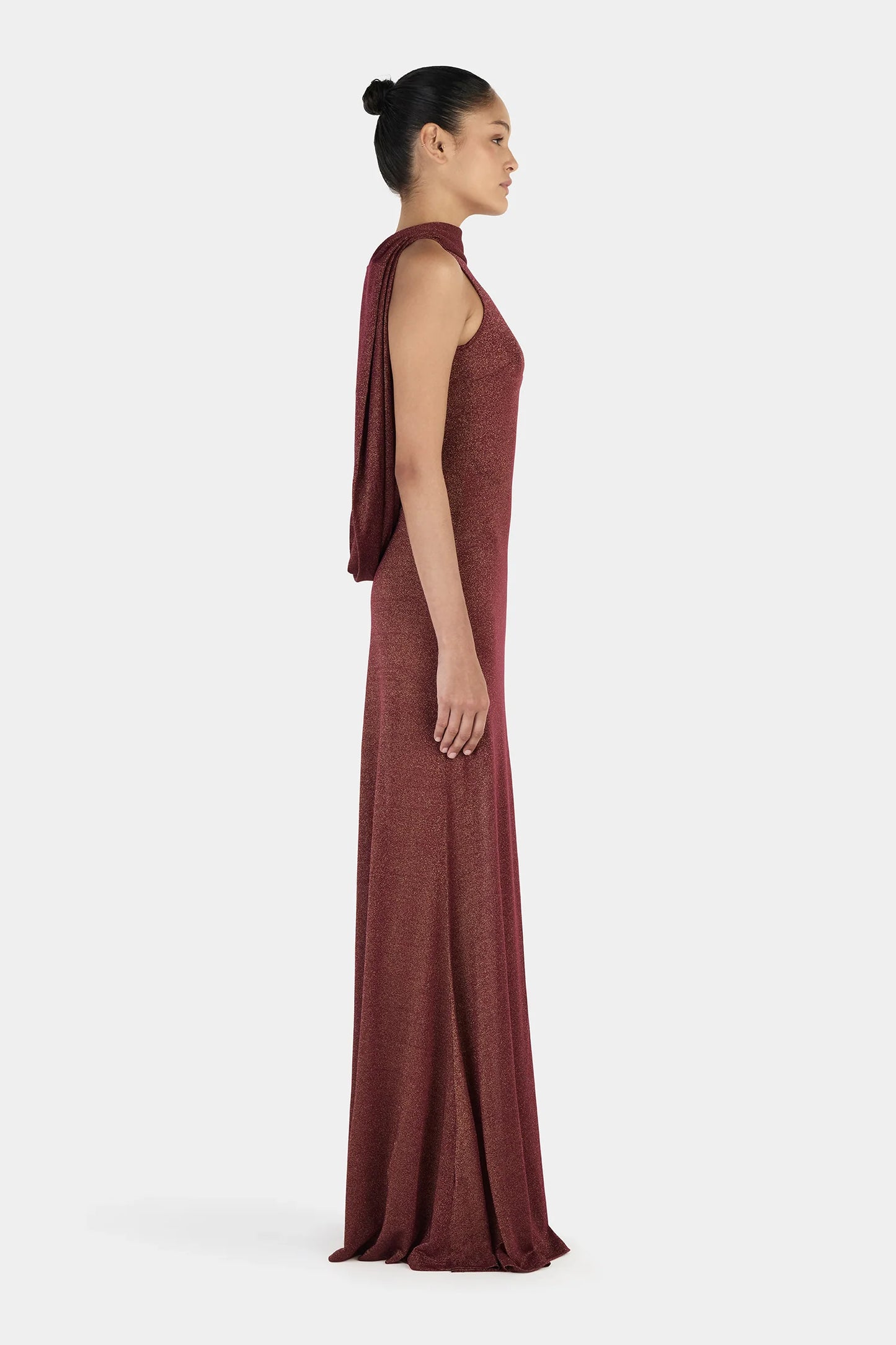 ORIANNA MAXI DRESS - RUBY