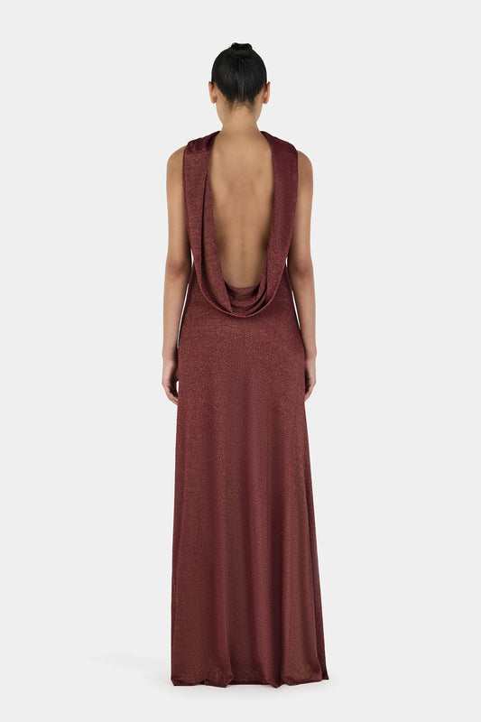 ORIANNA MAXI DRESS - RUBY