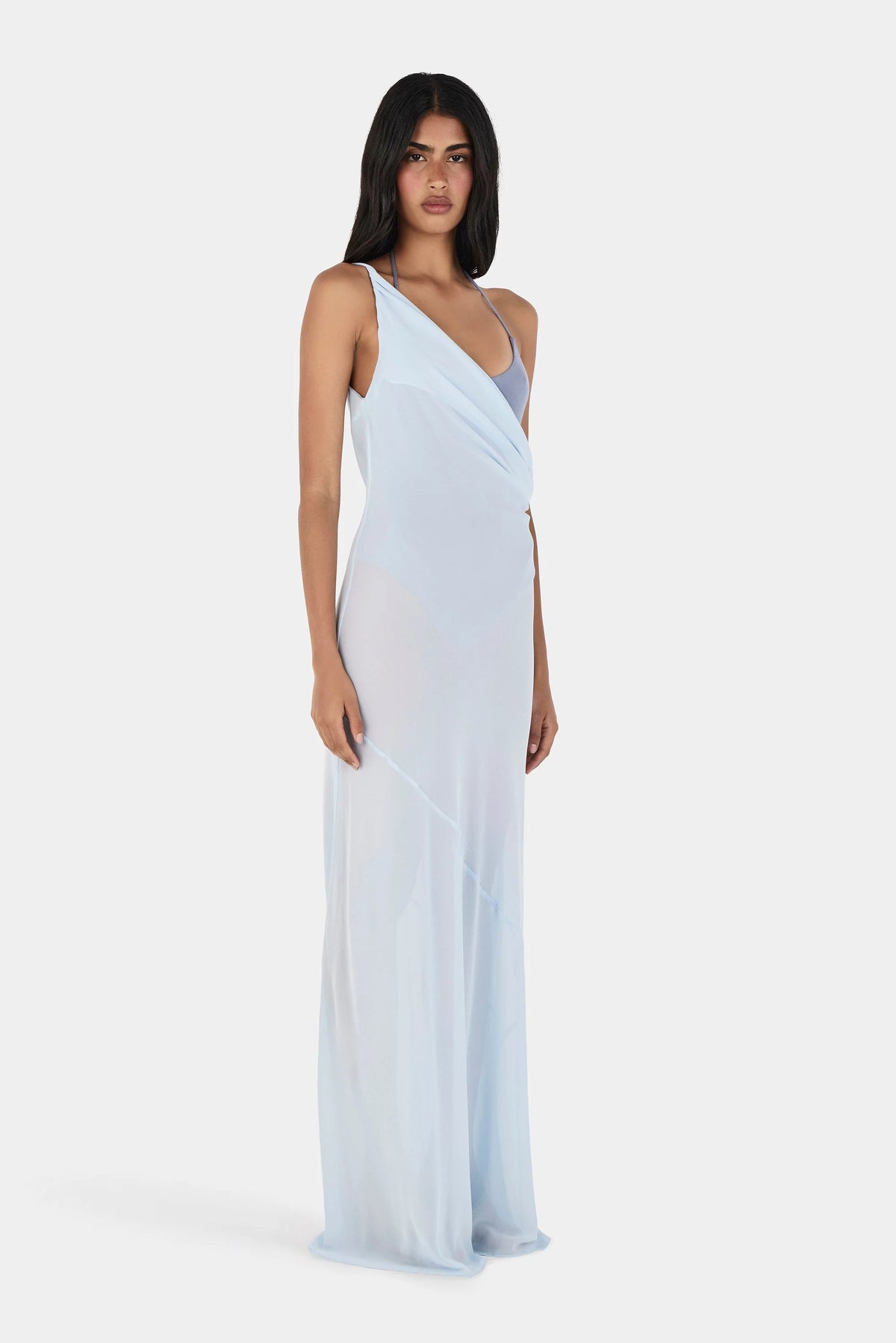 SANDRA MAXI DRESS - CORNFLOWER
