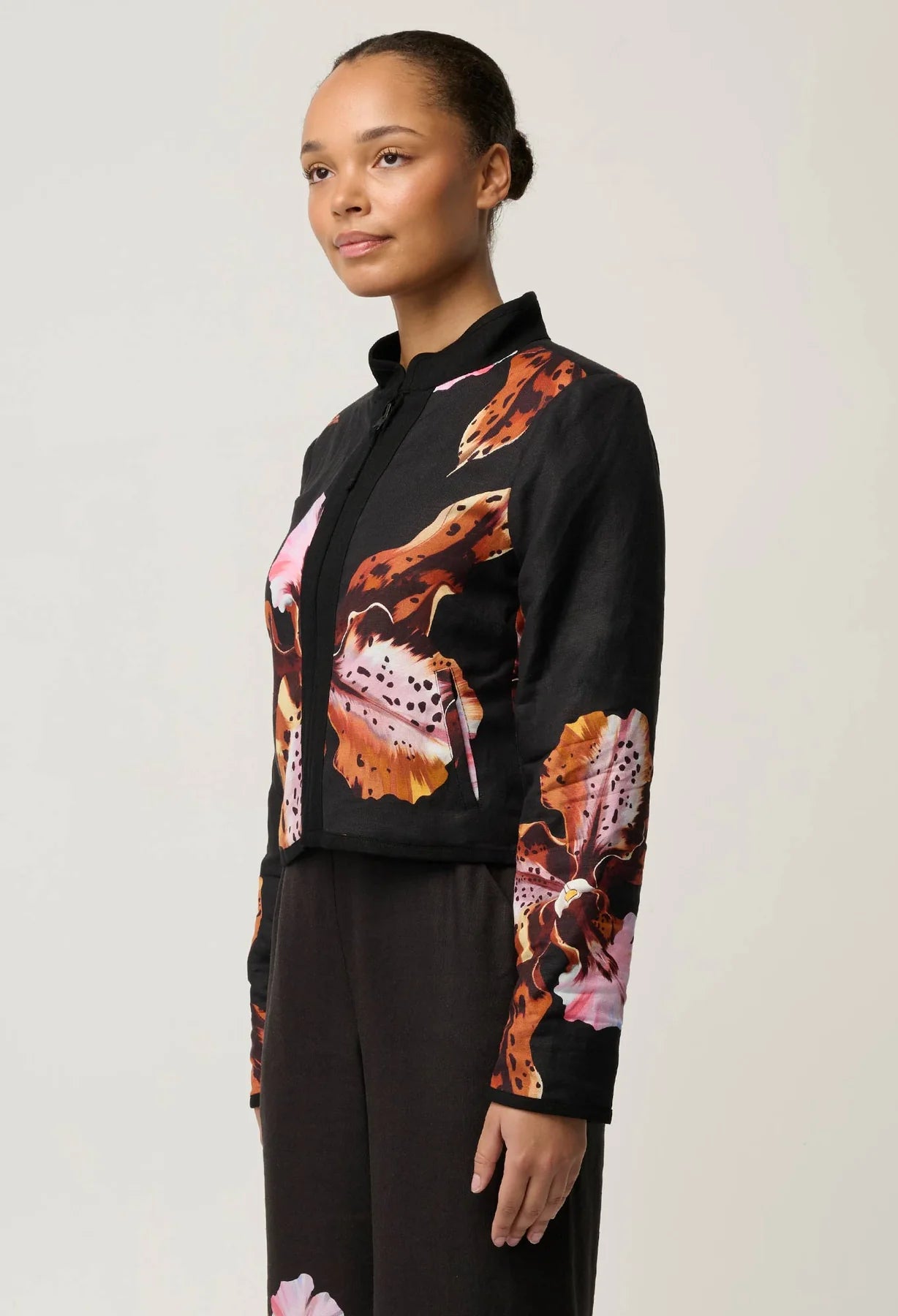 OW51802SOD DELRAY REVERSIBLE JACKET - SUNSET ORCHID
