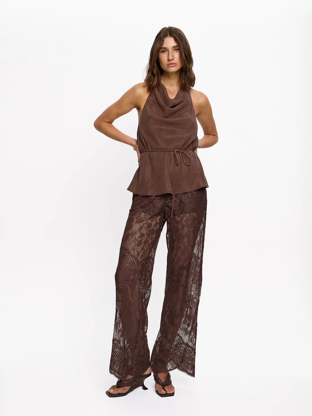 ARABELLA PANT-CHOCOLATE