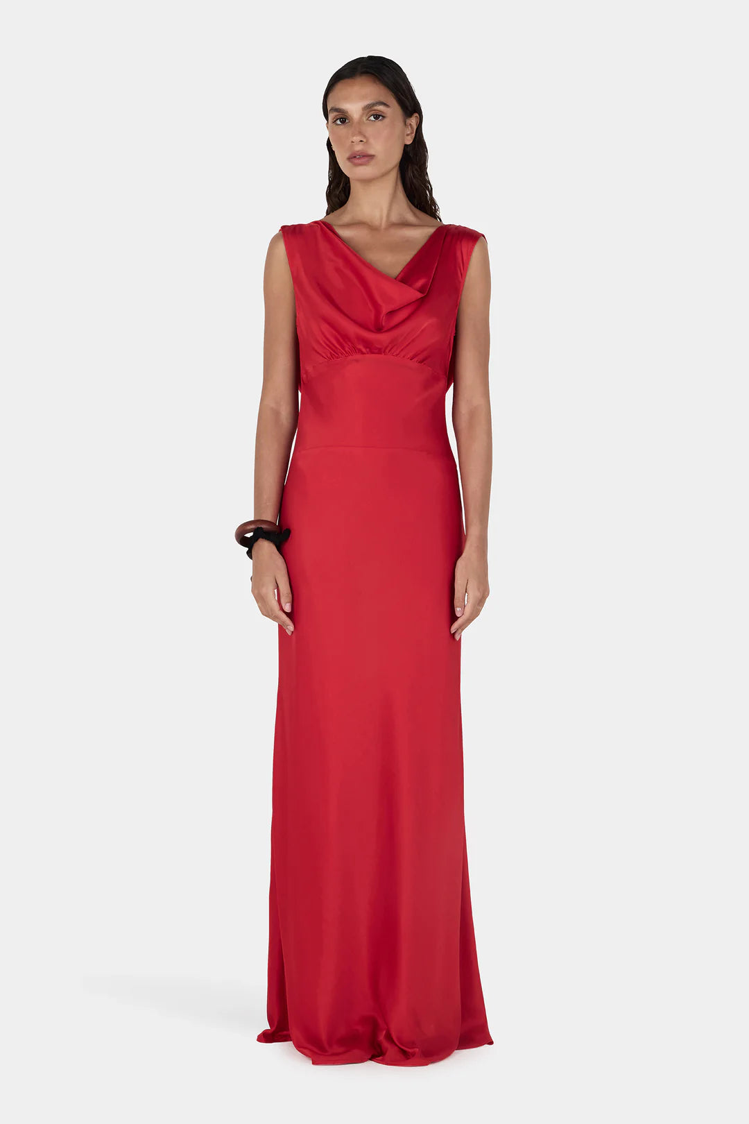 PEARL DRESS-RED