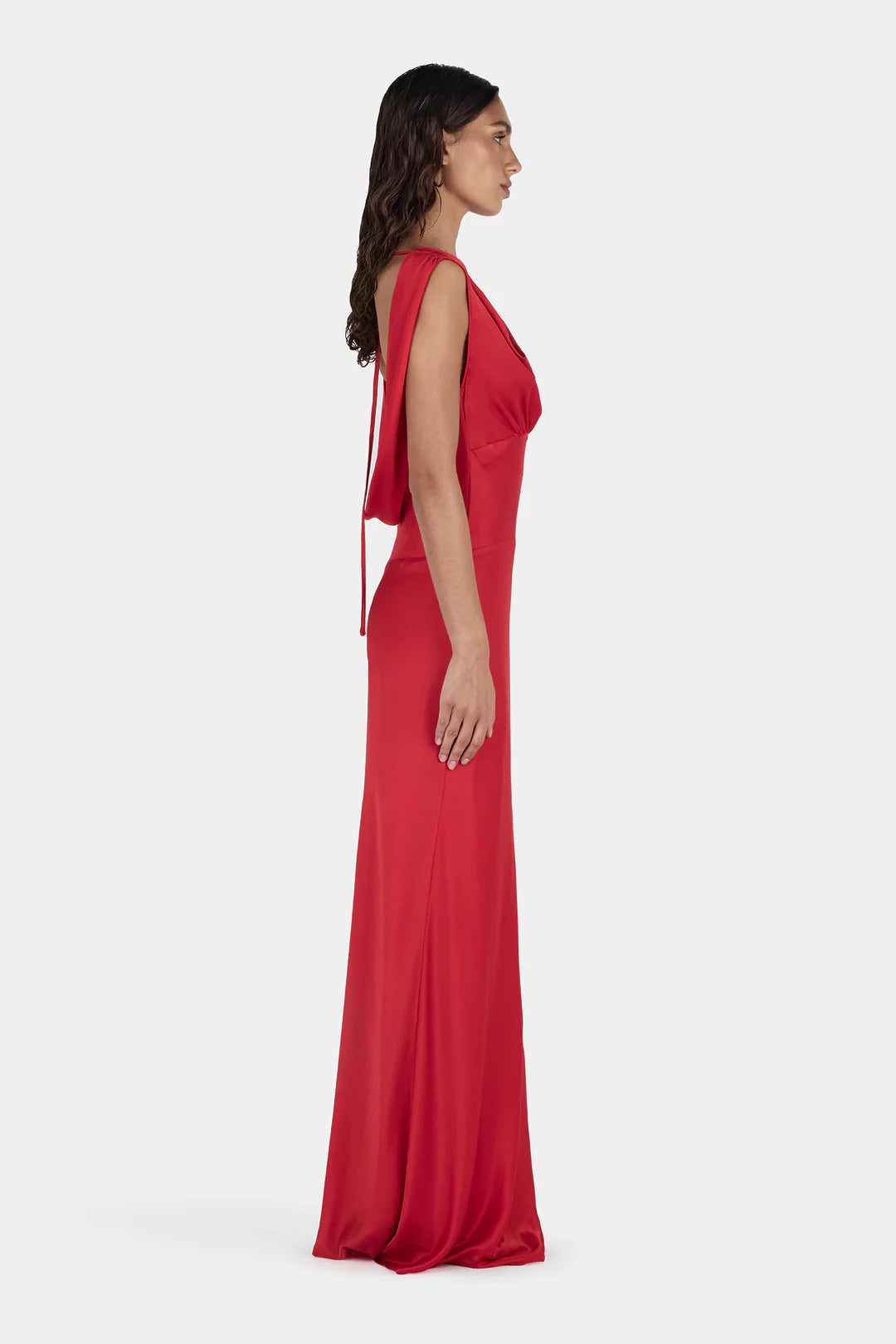 PEARL DRESS-RED
