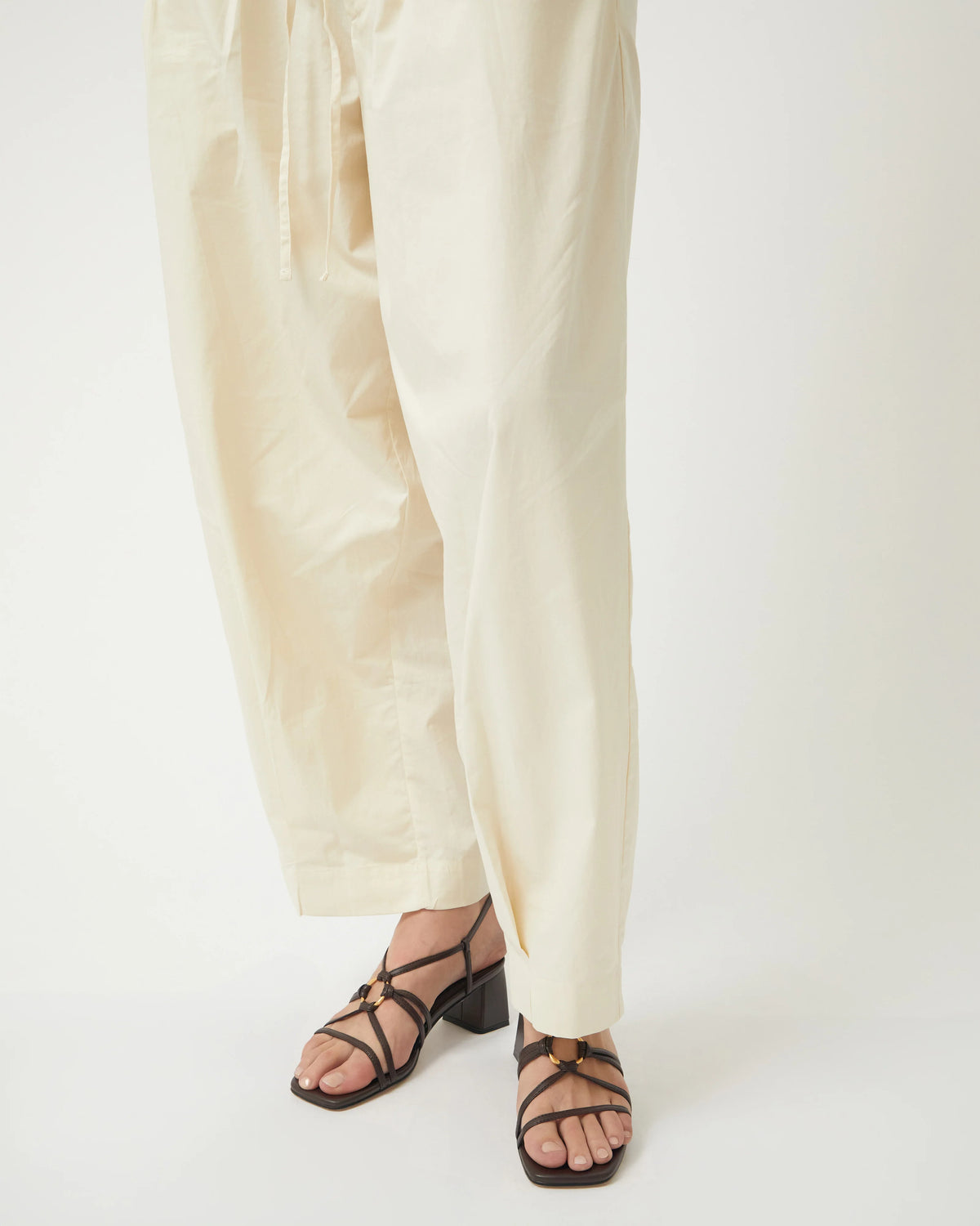 PIPER MID HEEL SANDAL - CHOCOLATE