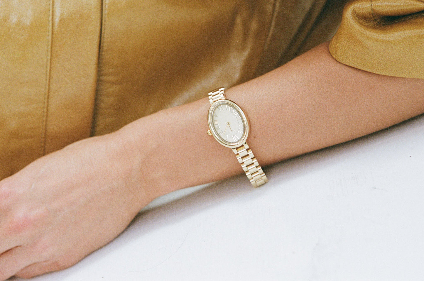 BABY LINK WATCH -GOLD FACE/GOLD