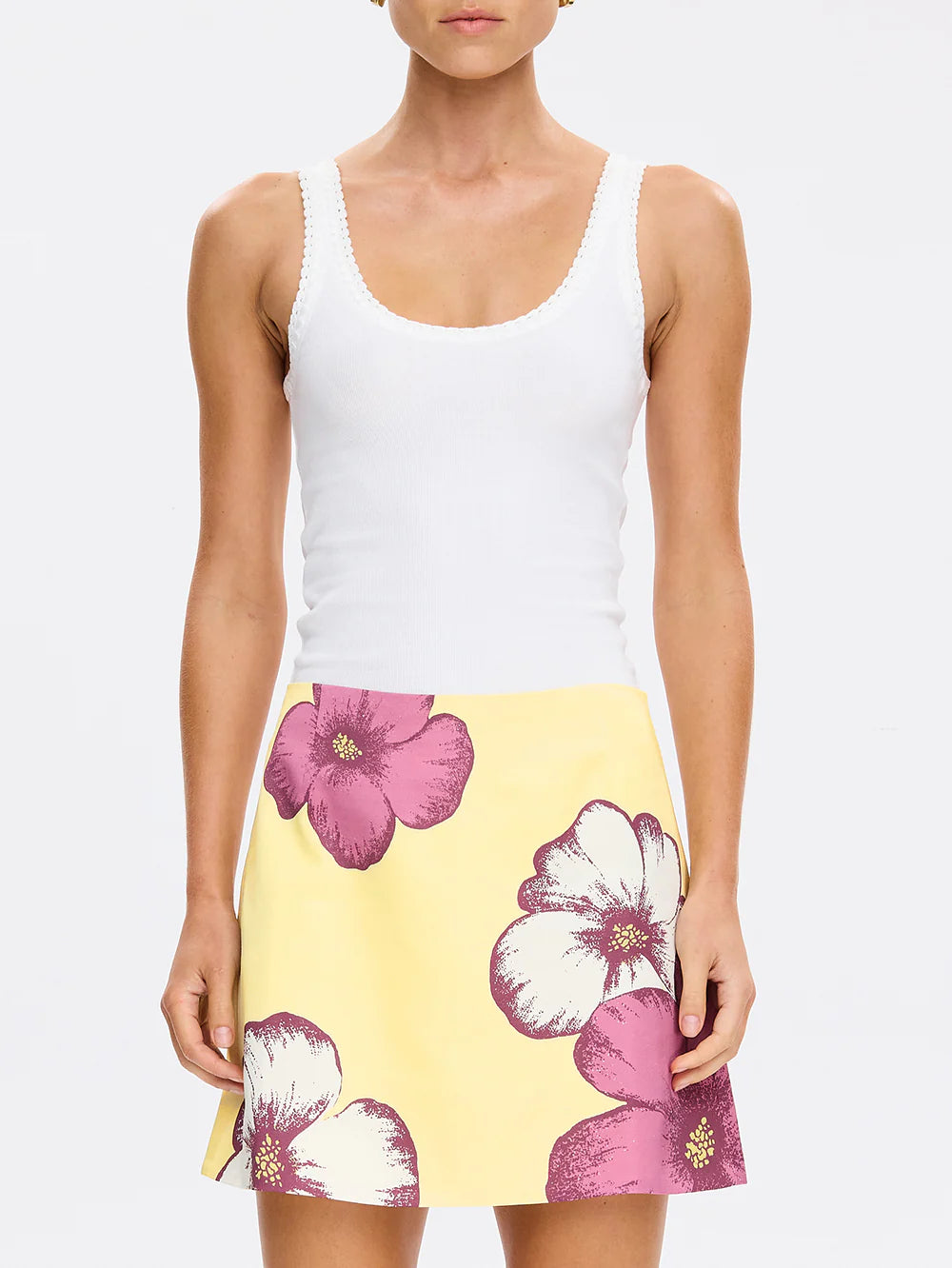PAROS MINI SKIRT - BUTTER