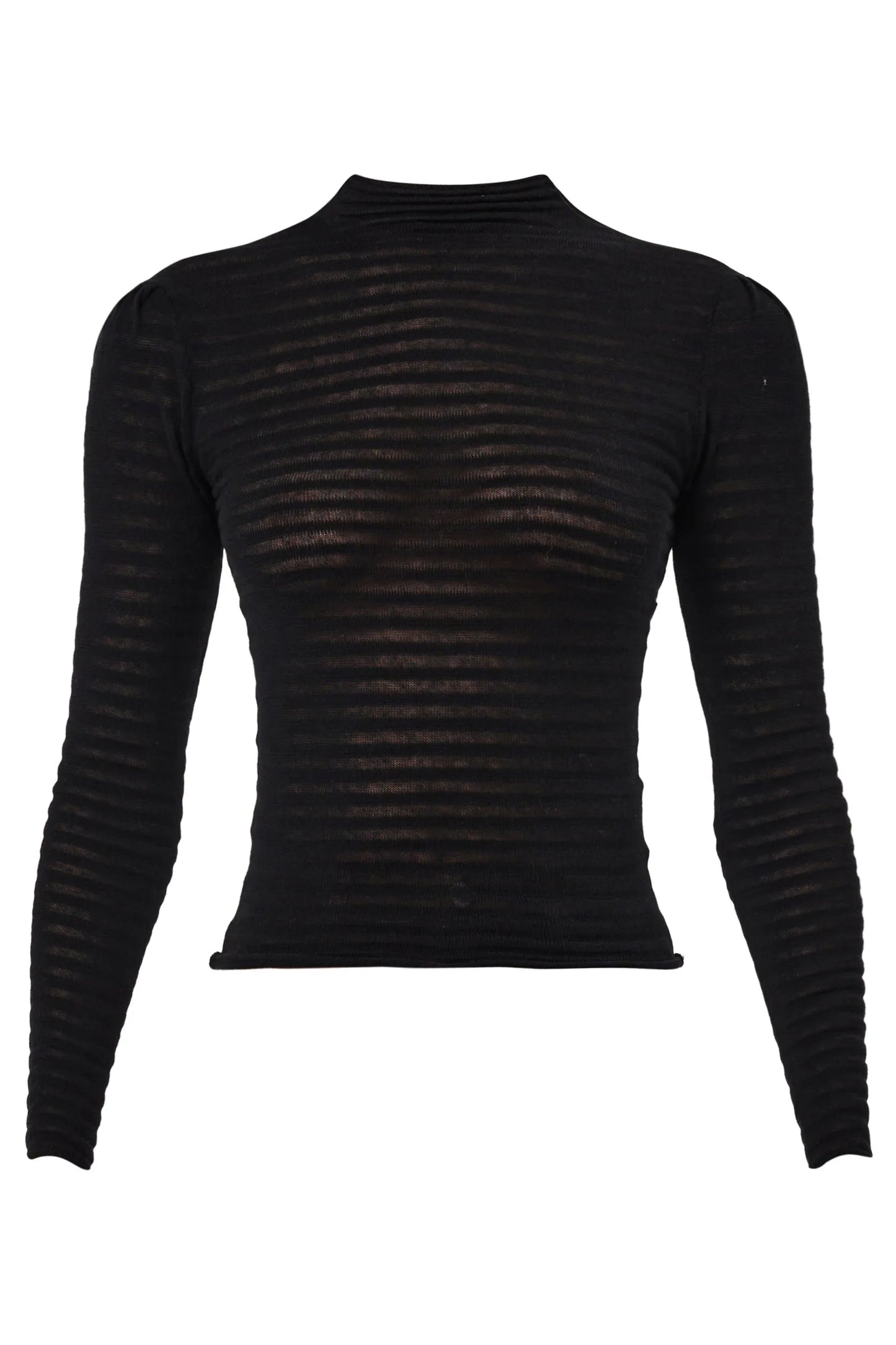 EDGAR TOP - BLACK