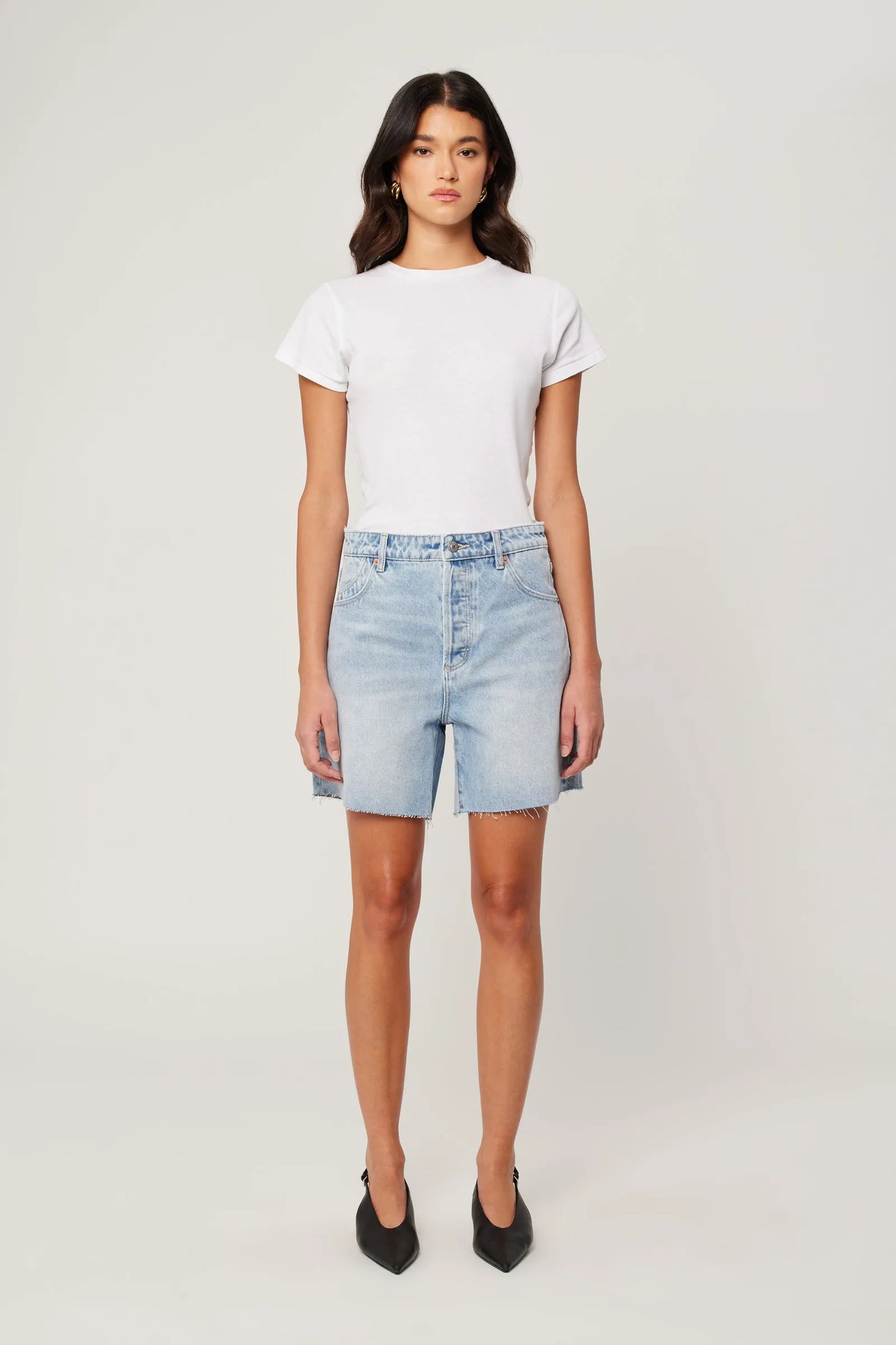 90S RELAXED SHORT LONGBEACH - LIGHT VINTAGE BLUE