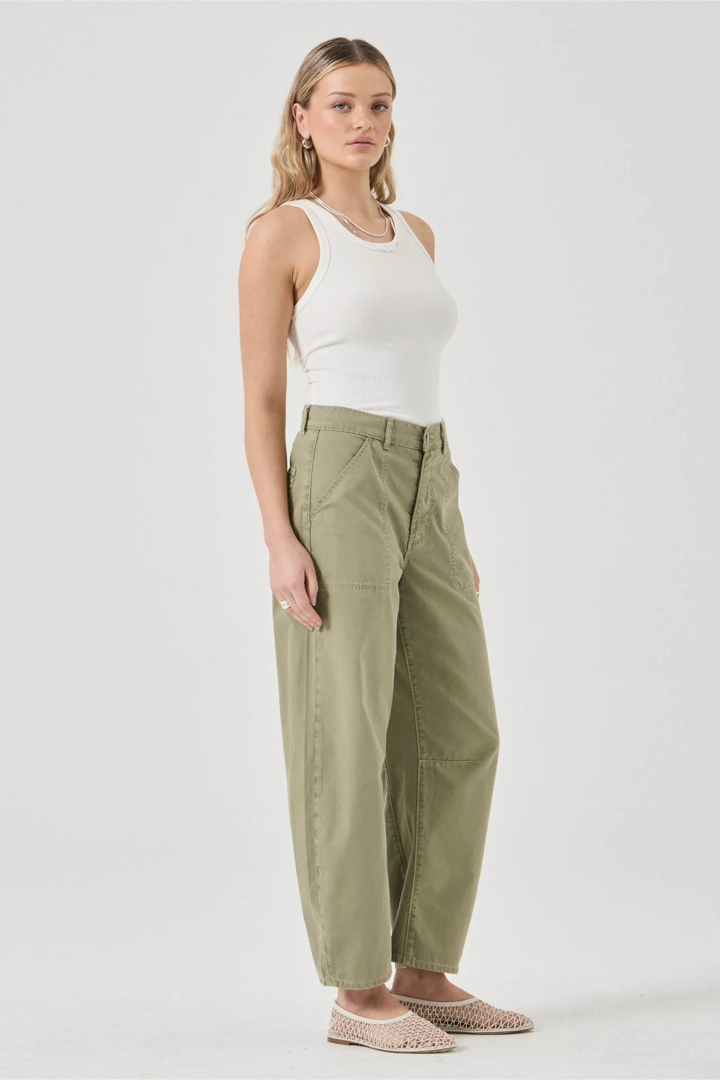 R54J85-GIGI BARREL DRILL SUMMER OLIVE