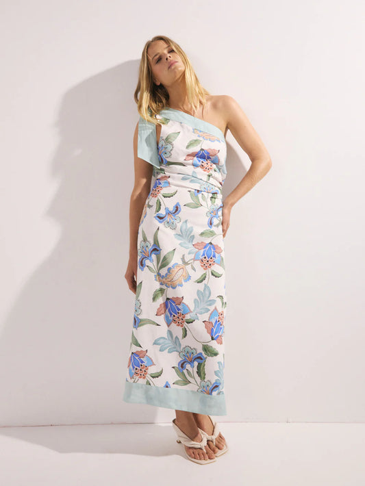 AZURE MIDI DRESS - AZURE