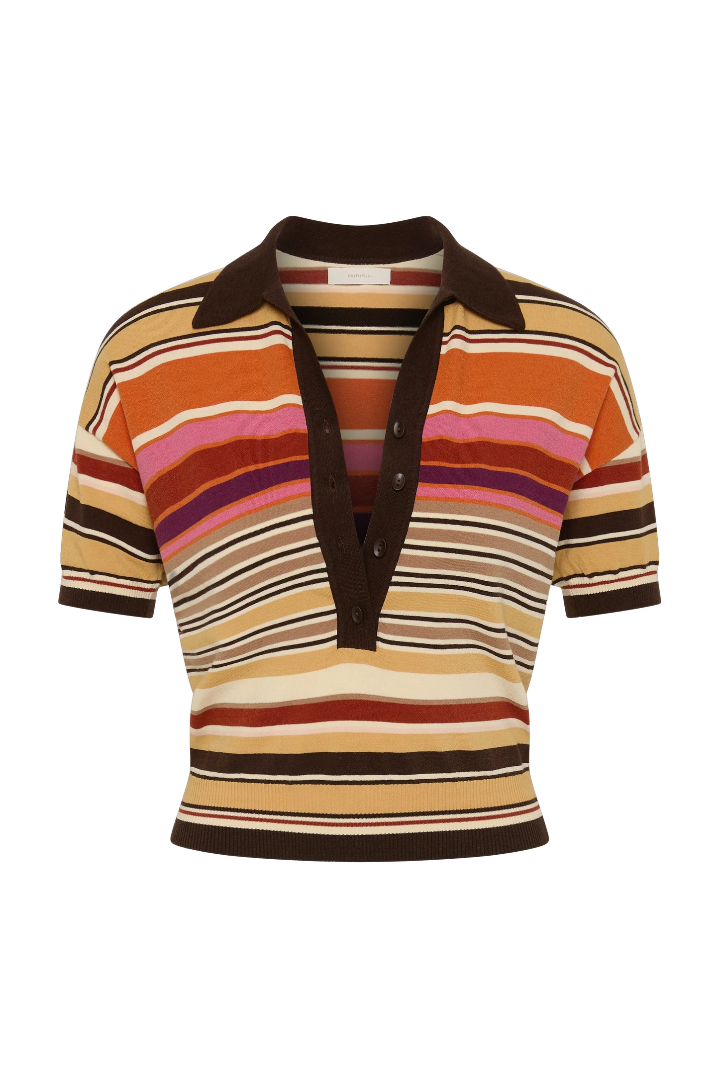 SABLE POLO SHIRT - MURANO AMBER