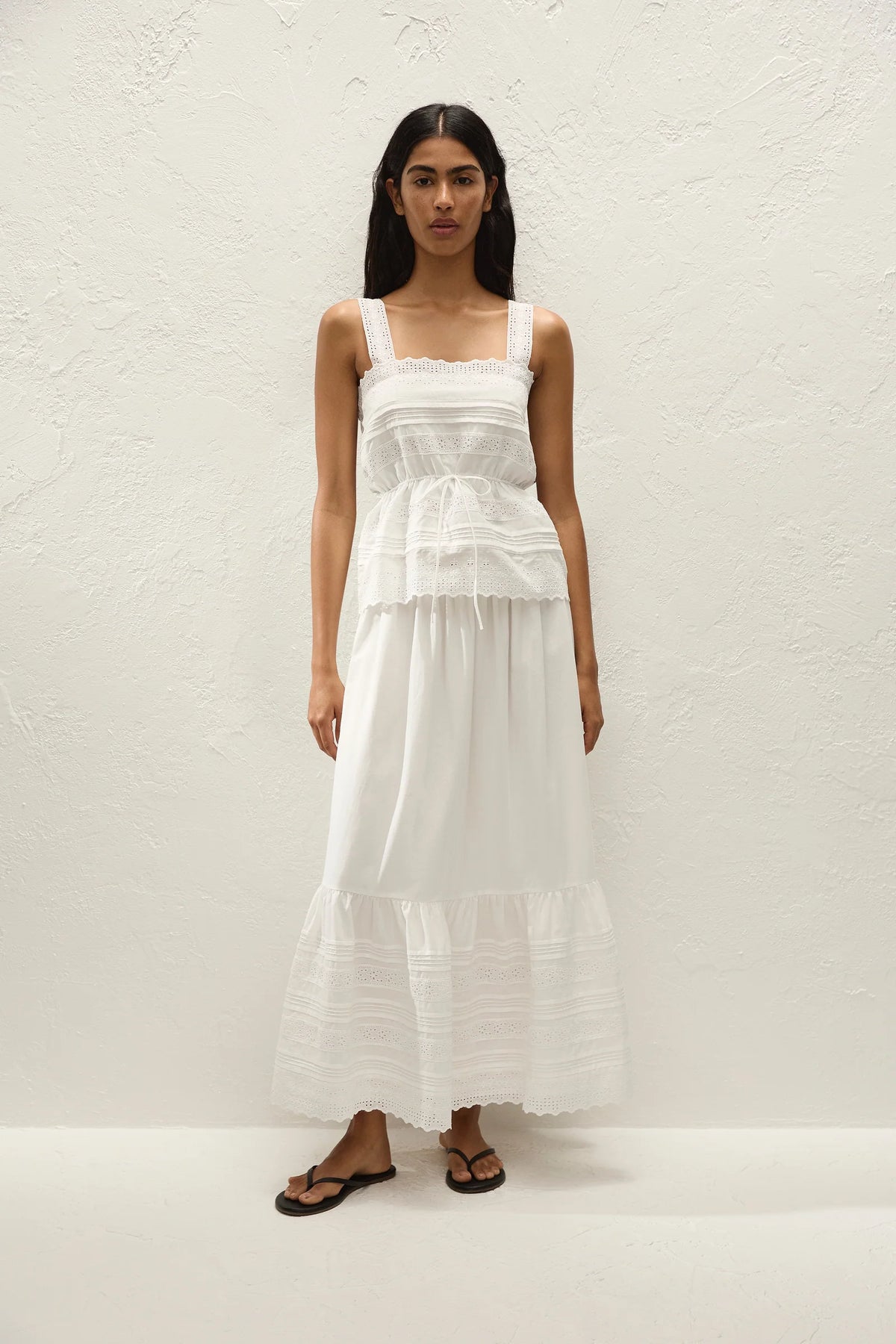 DALILA TOP-FERNANDA LACE -ANTIQUE WHITE