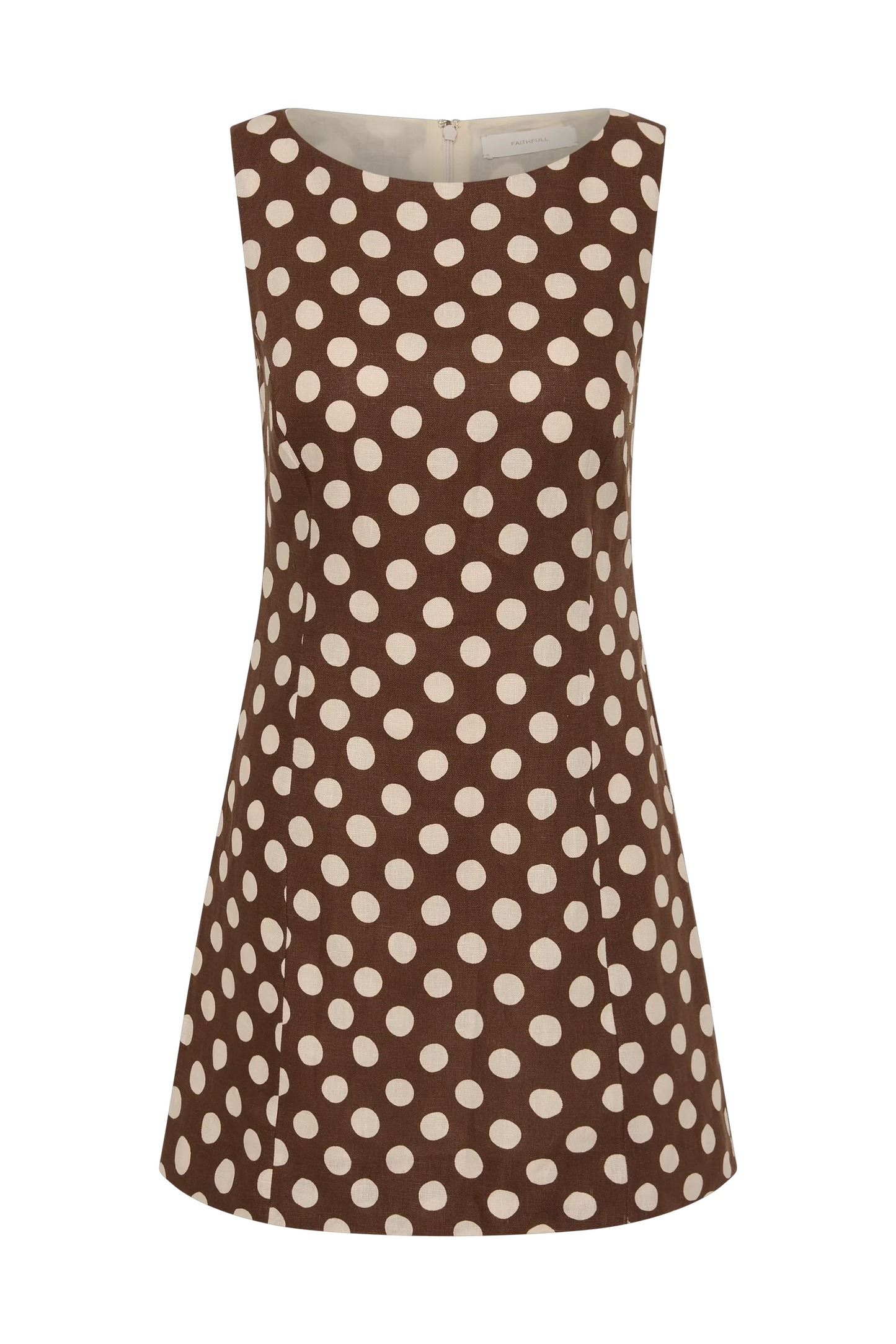 LYDIE MINI DRESS - CIOCCOLATO DOT
