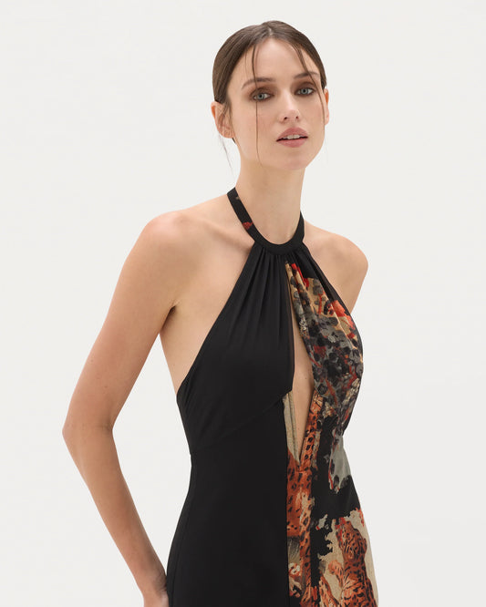 BASTET AYA DRESS-BLACK