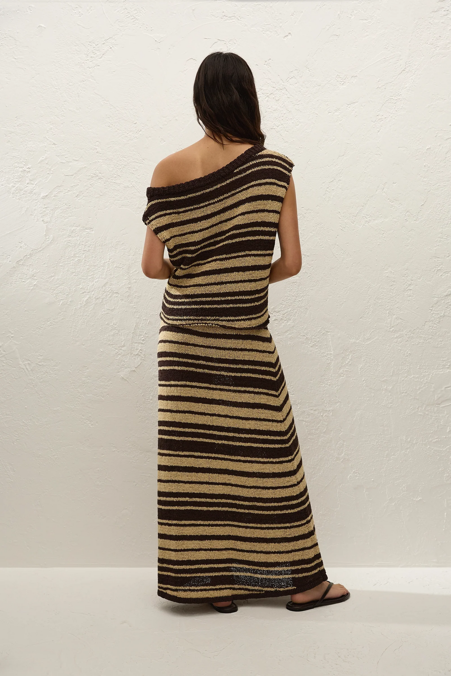 MICAH SKIRT -CAROB WHEAT