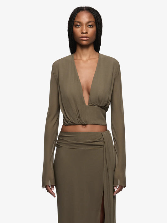 ISABELLA TOP L/S - TWIG