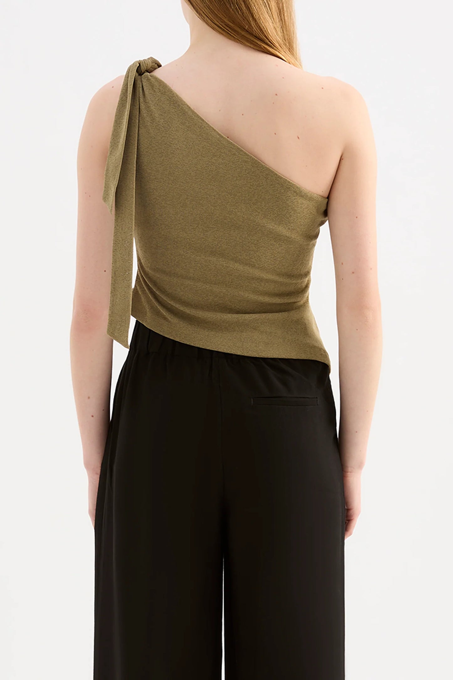 FIORA MESH TOP-DEEP OLIVE