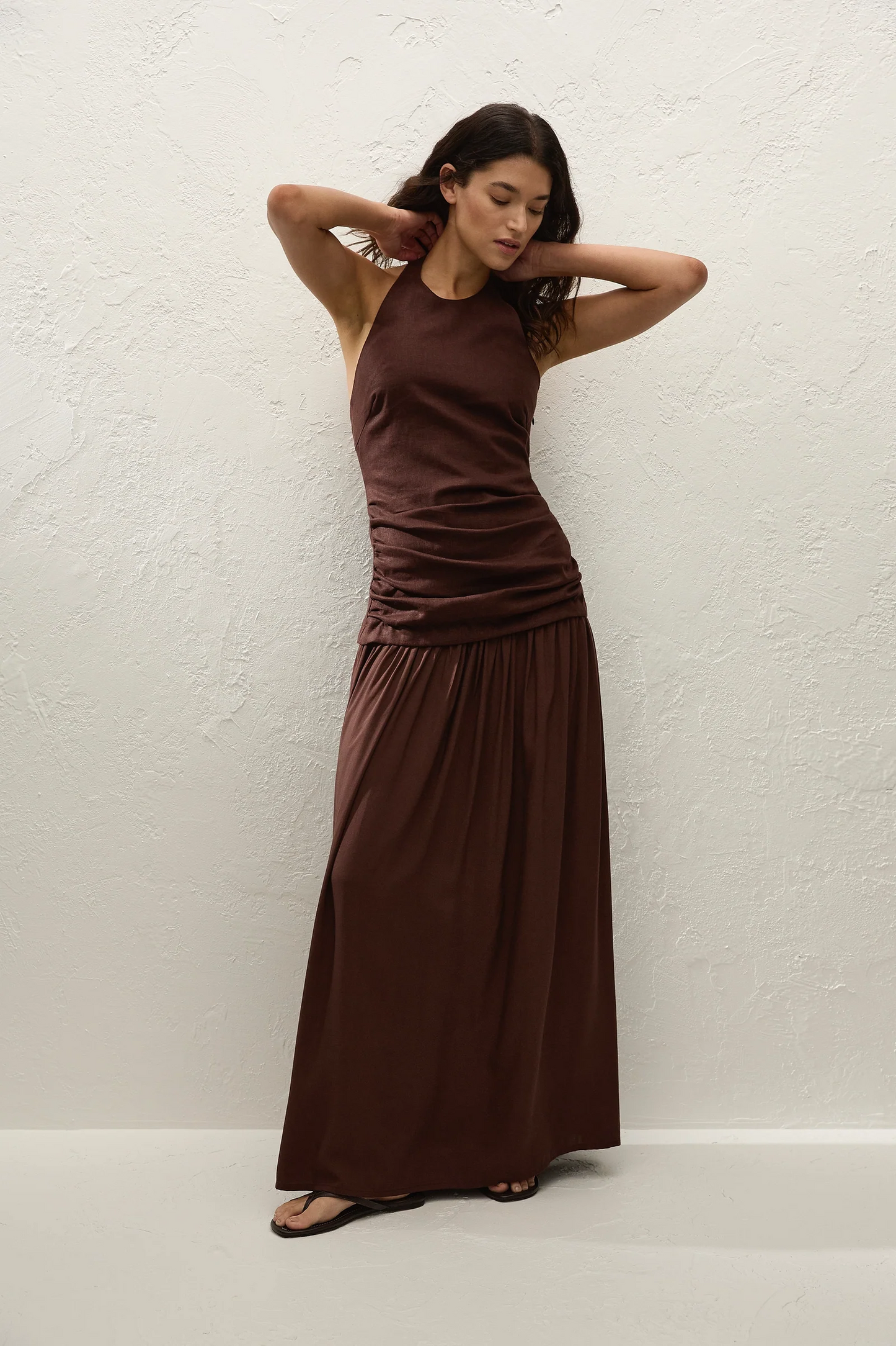 TALI MAXI DRESS - CAROB