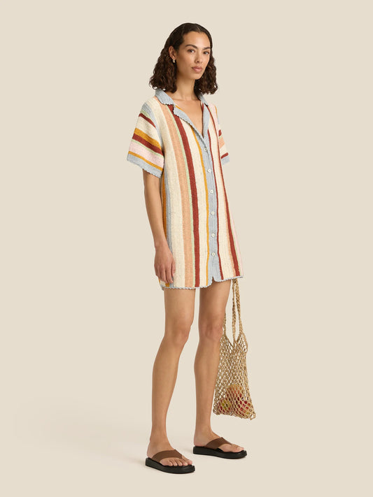 JULES MINI DRESS - IRIS CROCHET