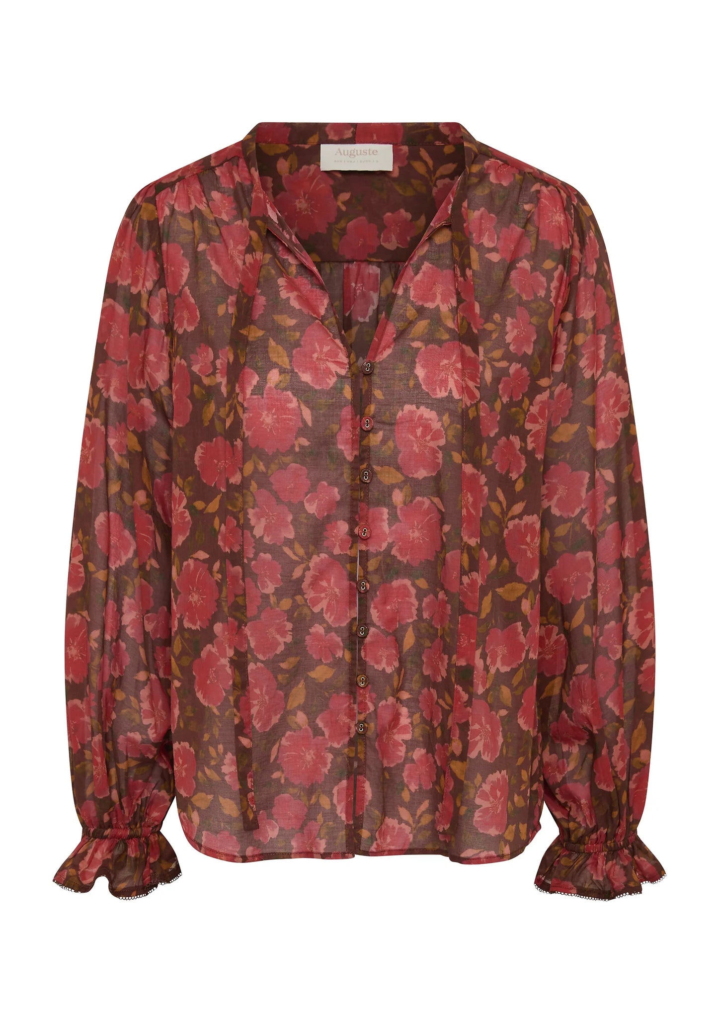 JESSA BLOUSE-ROSELLA ESPRESSO (26416)