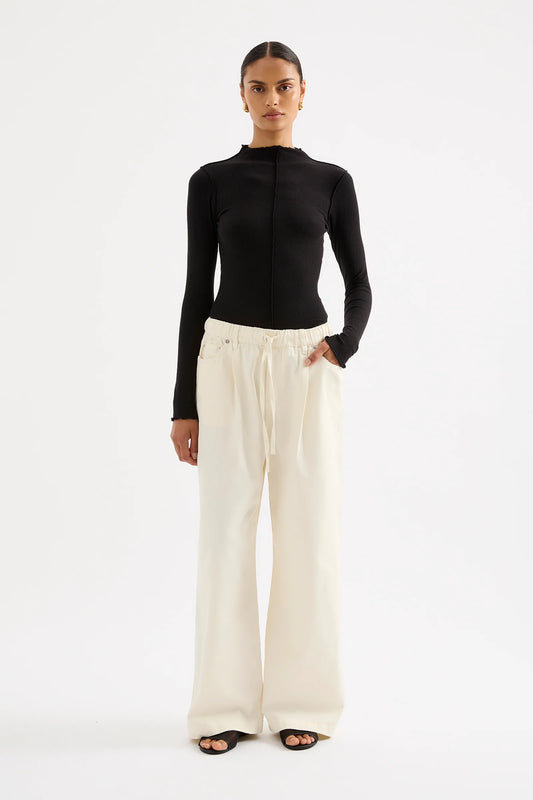 ESME DRAWSTRING JEAN - NATURAL