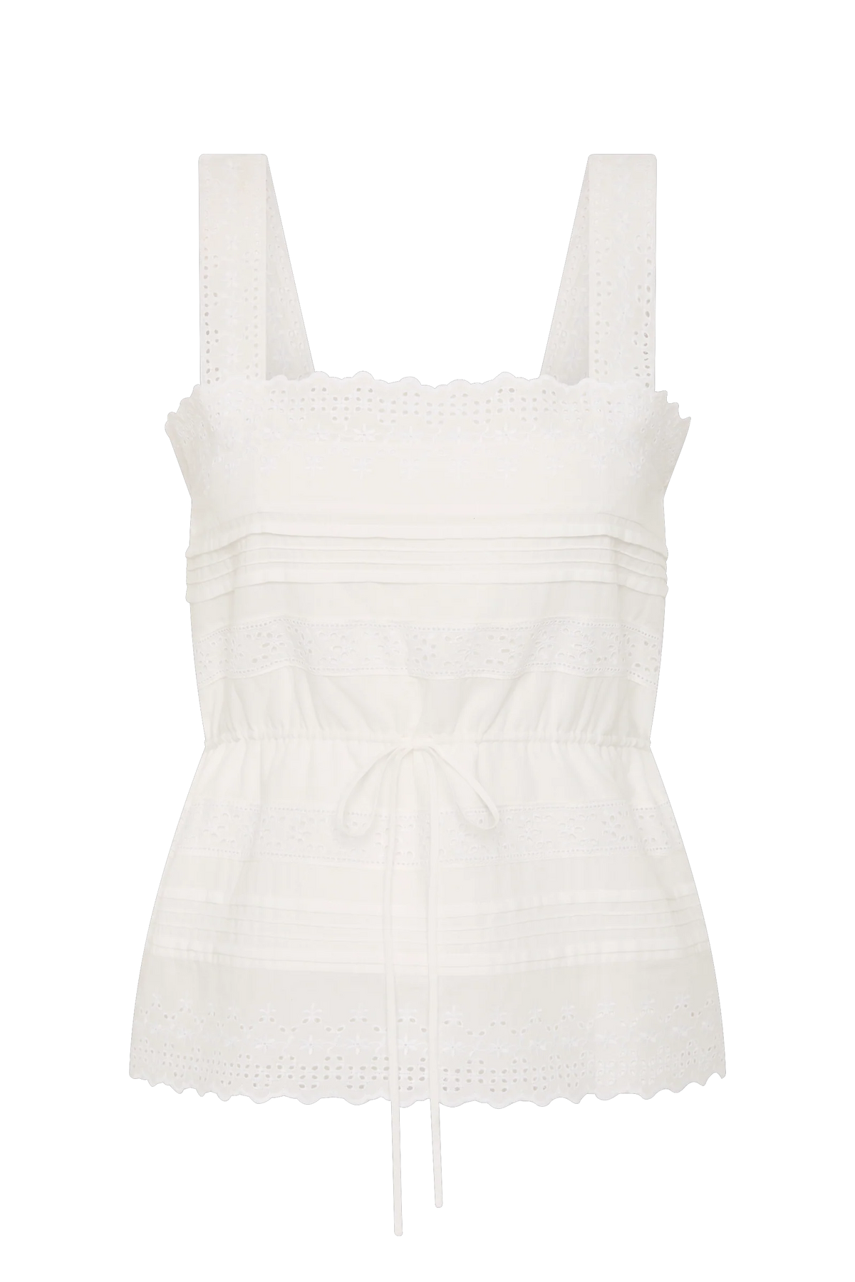 DALILA TOP-FERNANDA LACE -ANTIQUE WHITE