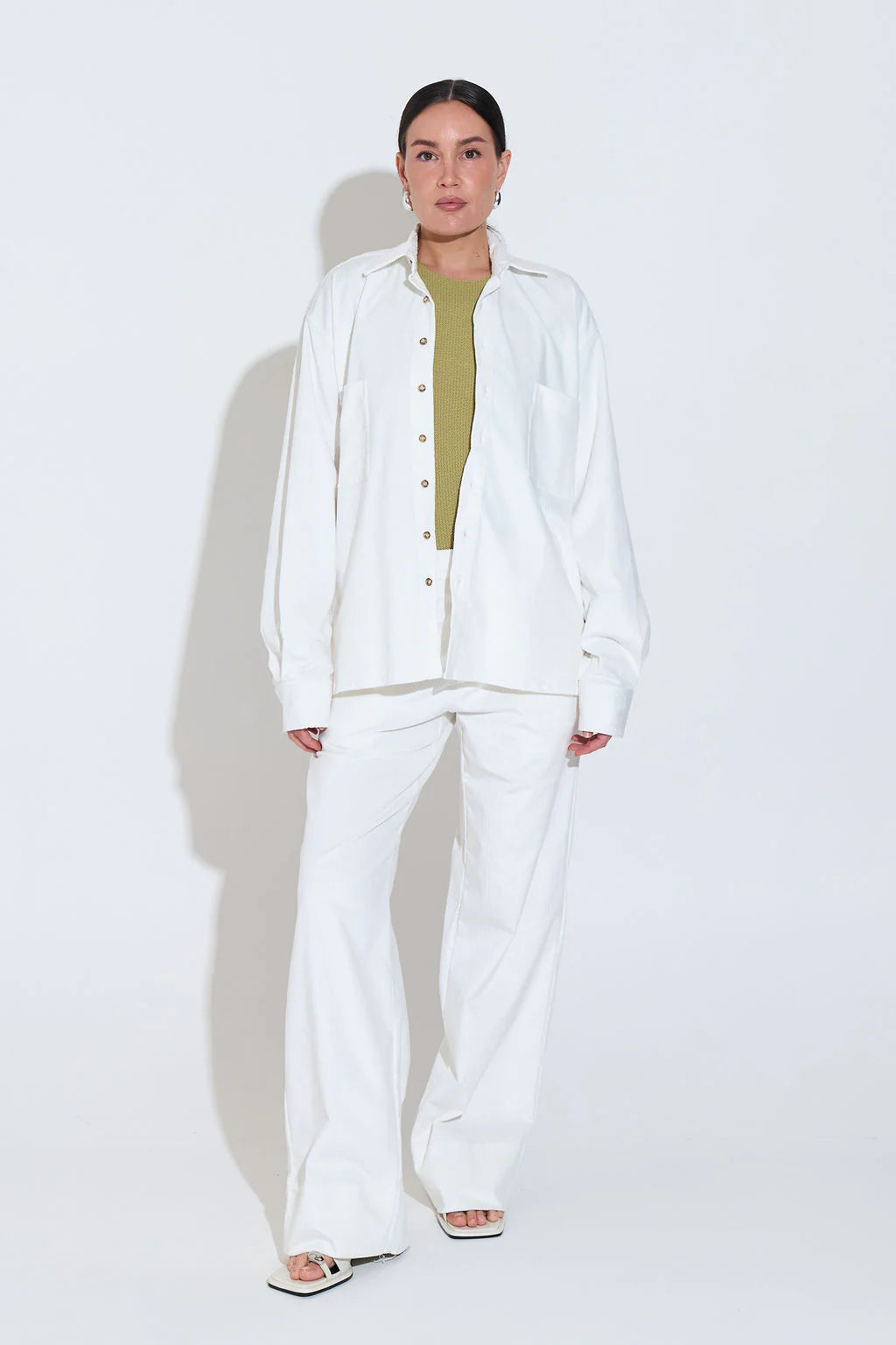 MOSSE SHIRT JACKET - OFF WHITE