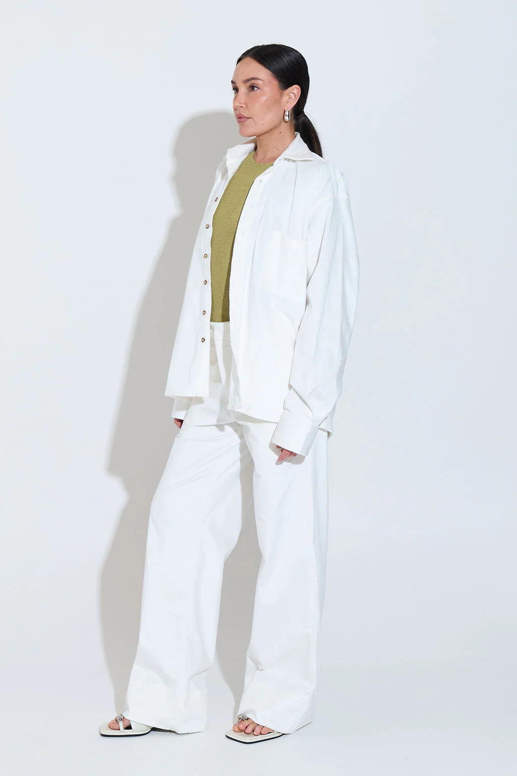 MOSSE SHIRT JACKET - OFF WHITE