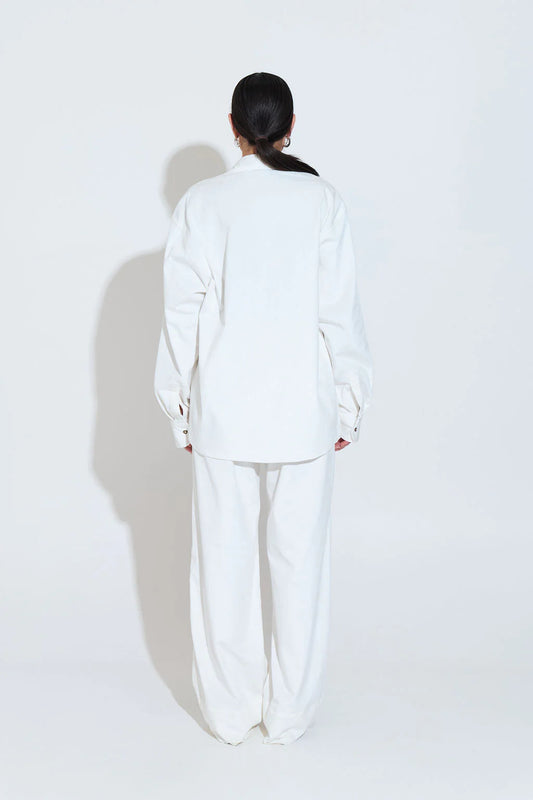 MOSSE SHIRT JACKET - OFF WHITE