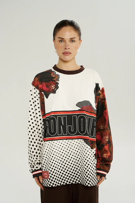 LS RACER TEE - CHOCOLAT CHOUX CHC