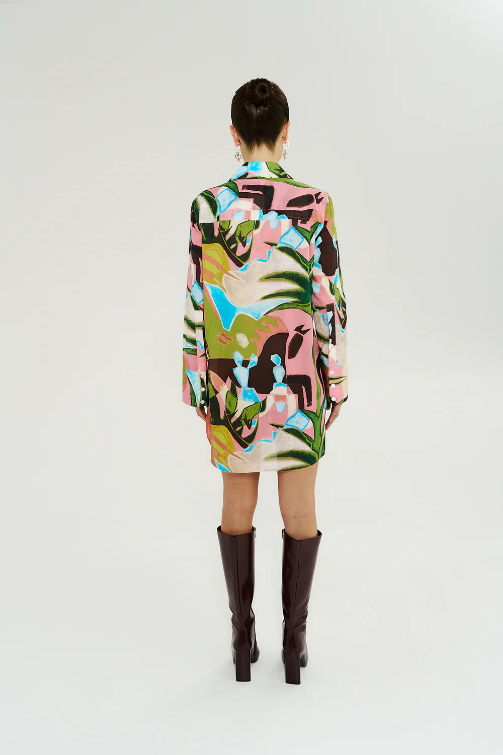 LS ASH SHIRT DRESS-WONDERLAND