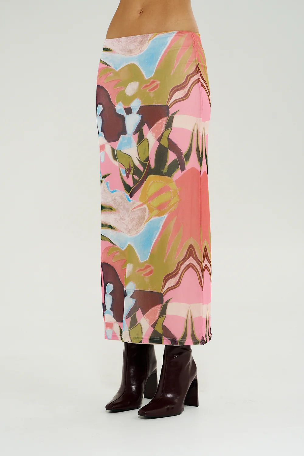 MESH MAXI SKIRT-WONDERLAND