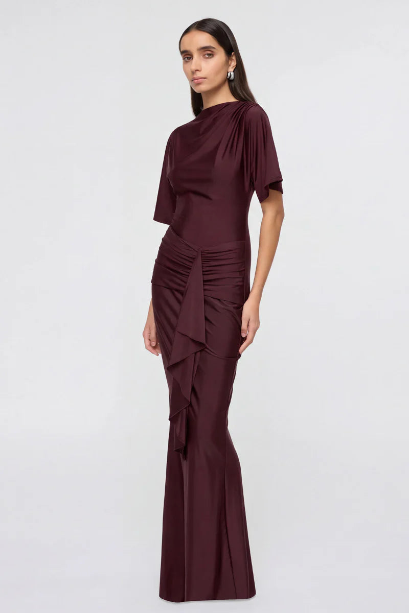 ARLO MAXI DRESS-MULBERRY