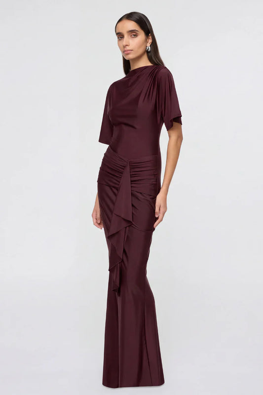 ARLO MAXI DRESS-MULBERRY