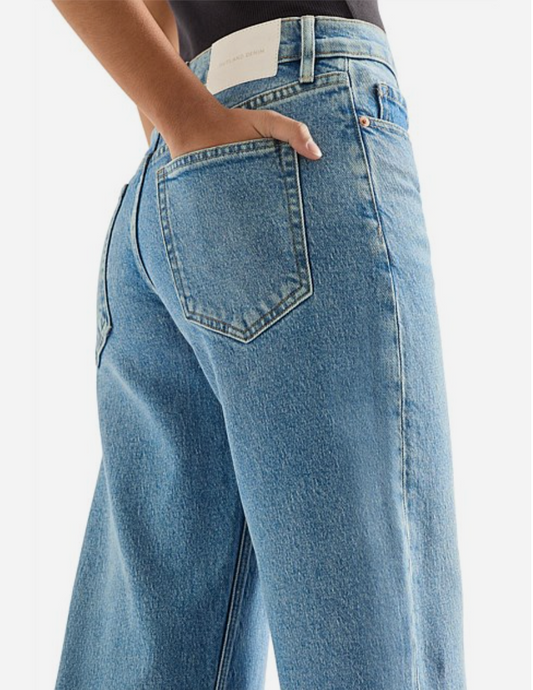 MIA MID WIDE LEG JEAN - CANDENCE BLUE