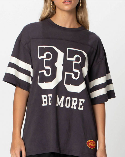BE MORE SPECIAL TEE - CHARCOAL