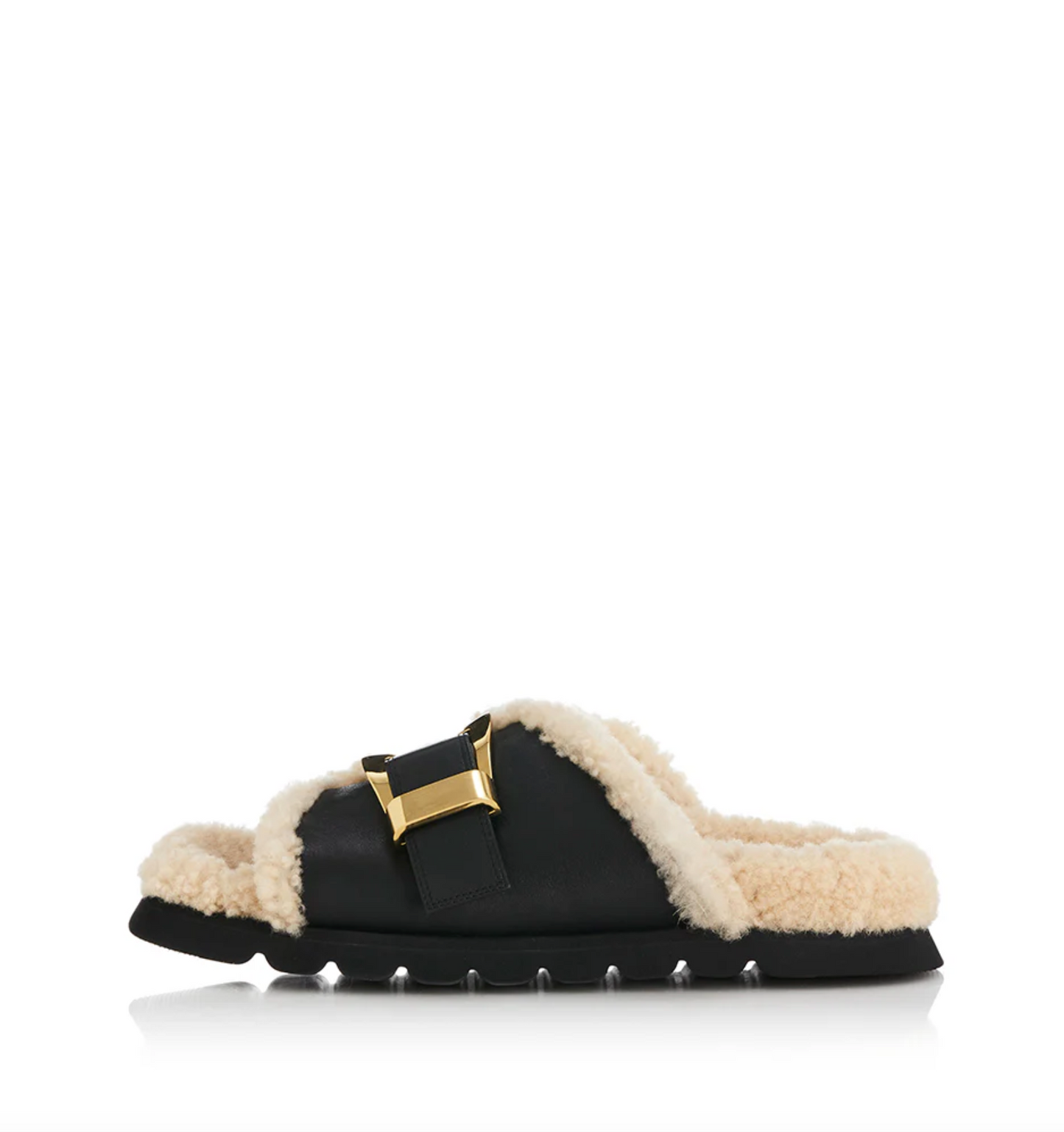 KIARA - BLACK & SHEARLING