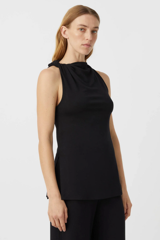 JUNIE HIGH NECK LOUNGE - BLACK