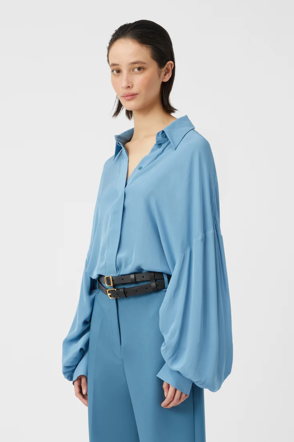 LURA SHIRT - ALLURE BLUE