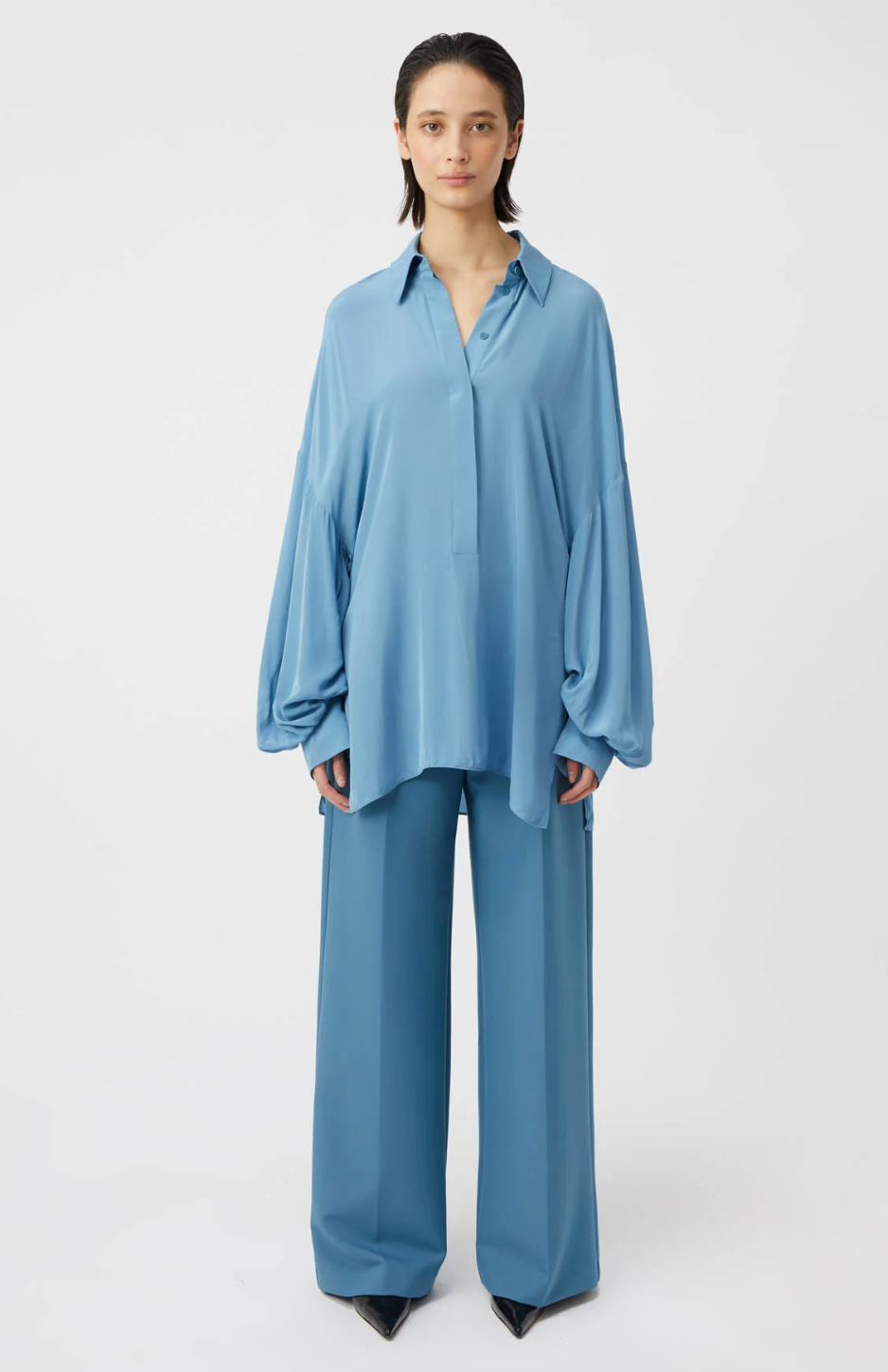 LURA SHIRT - ALLURE BLUE