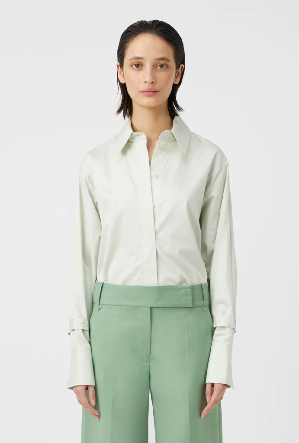 MARCEL SHIRT - LIGHT EUCALYPTUS