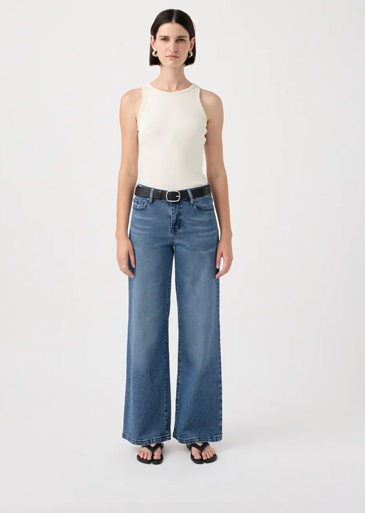 MIA MID WIDE LEG JEAN - TWILIGHT