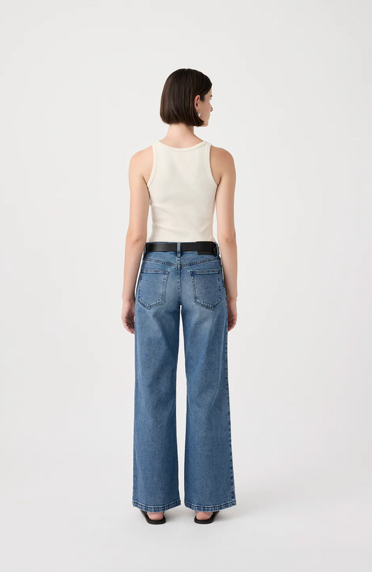 MIA MID WIDE LEG JEAN - TWILIGHT